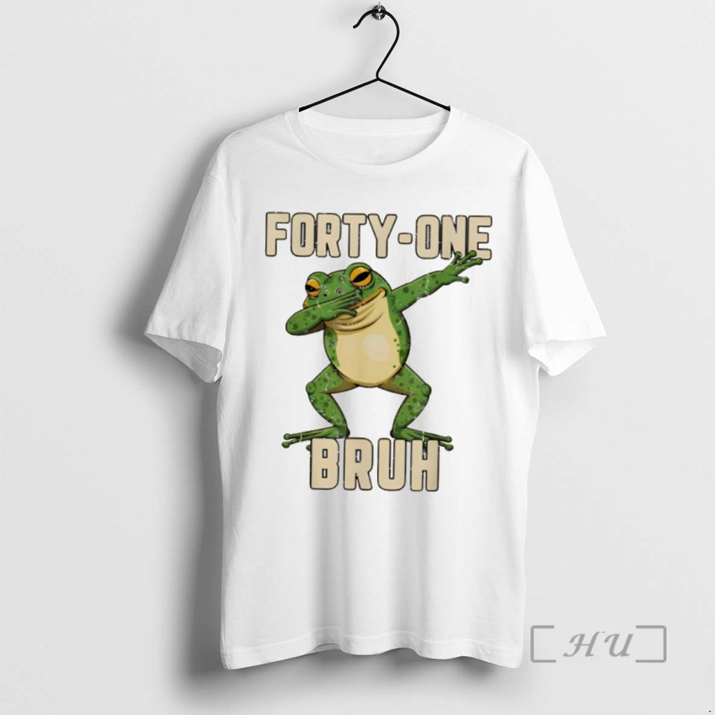 Trending Dabbing Frog Forty One Bruh Premium T Shirt Sweater