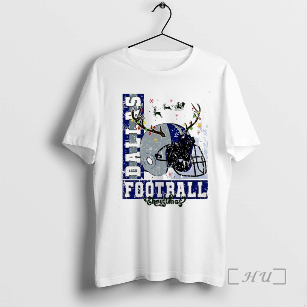 Trending Dallas Cowboys Football Game Day Christmas Helmet Tee Shirts Sweater