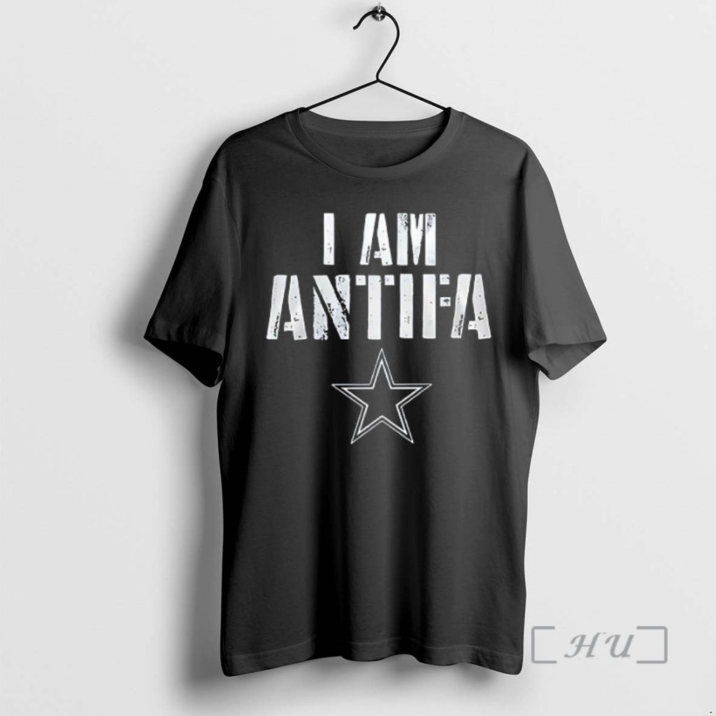 Trending Dallas Cowboys I Am Antifa Against Fascism Premium T Shirt Sweater