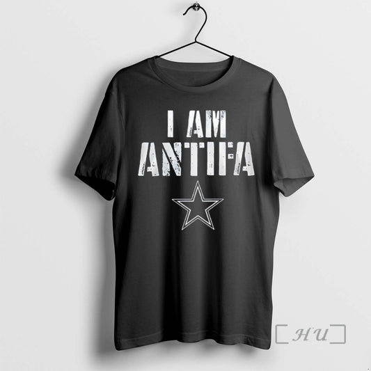 Trending Dallas Cowboys I Am Antifa Against Fascism Premium T Shirt Sweater
