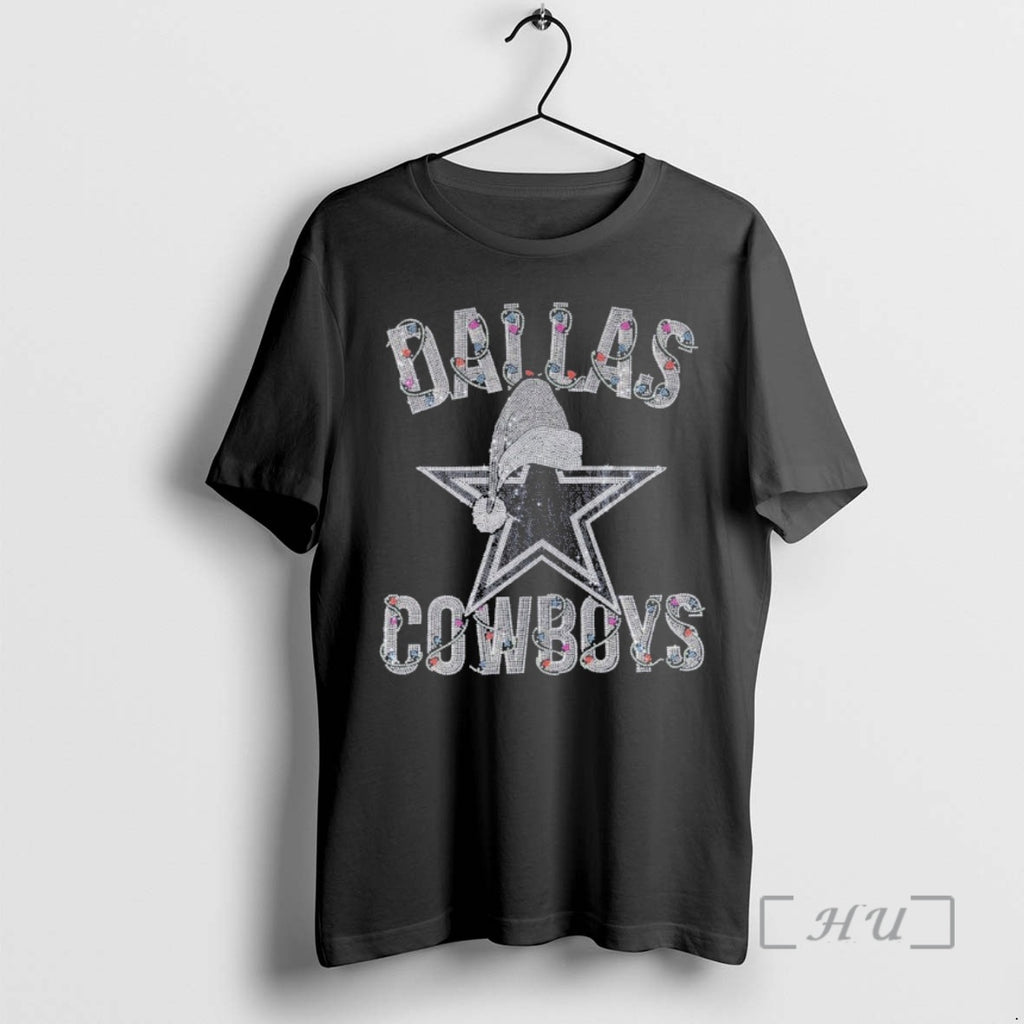 Trending Dallas Cowboys Santa Logo Light Premium T Shirt Sweater