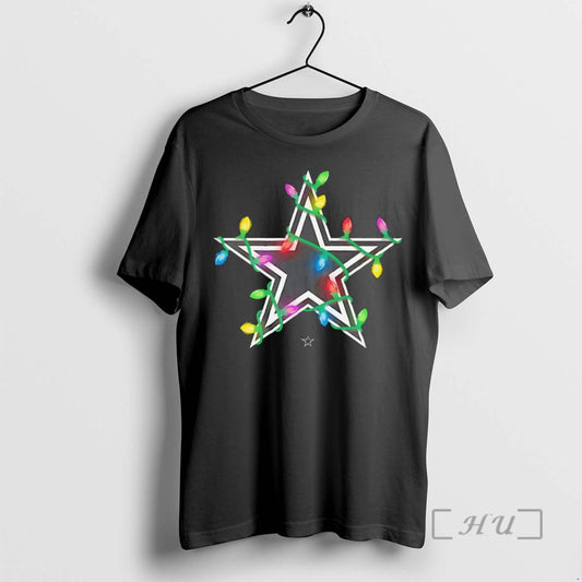 Trending Dallas Cowboys Logo Christmas Light Premium T Shirt Sweater