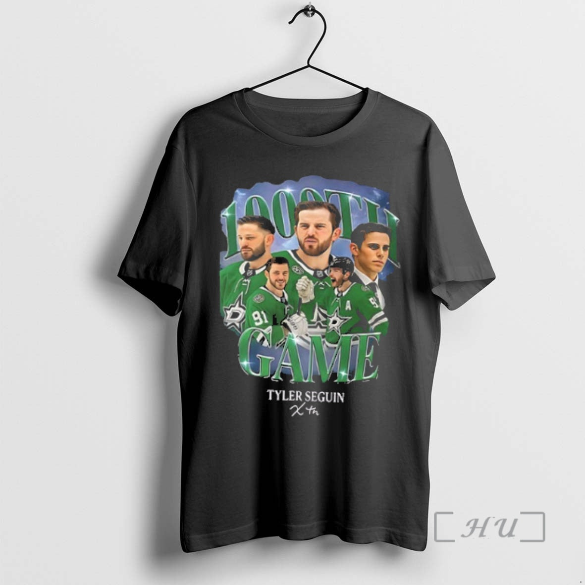 Trending Dallas Stars Tyler Seguin 100th Game Graphic 2 Sided Premium T Shirt Sweater