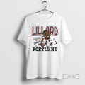 Trending Damian Lillard Welcome Home Portland Trail Blazers Player Caricature Tee Shirts Sweater
