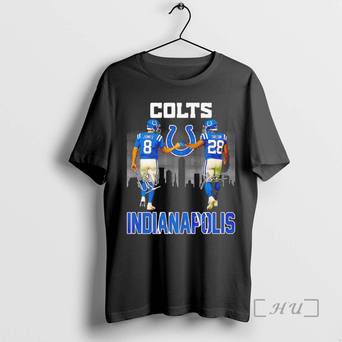 Trending Daniel Jones And Jonathan Taylor Indianapolis Colts Fist Bump Signatures Tee Shirt Sweater