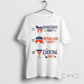 Trending Democratic Party Republican Party Cocktail Party Tee Shirt Sweater