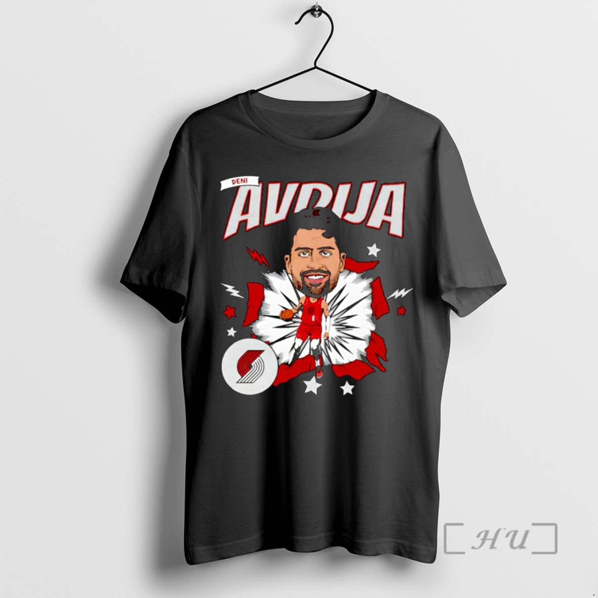 Trending Deni Avdija Portland Trail Blazers Caricature Christmas