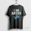 Trending Detroit Lions I Am Antifa Against Fascism Premium T Shirt Sweater