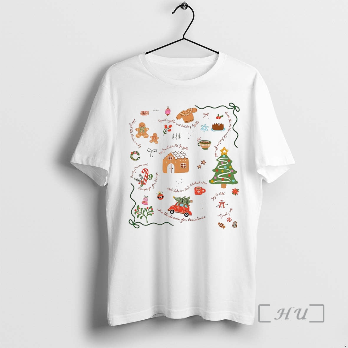 Trending Doodle Liberal Values Holiday Subtle Anti Trump Christmas Satirical
