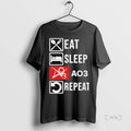Trending Eat Sleep Ao3 Repeat T Shirt Sweater