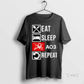 Trending Eat Sleep Ao3 Repeat Ornaments T Shirt Sweater
