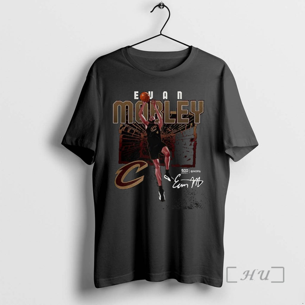 Trending Evan Moble Cleveland Cavaliers Basketball Shattered Signature T Shirt Sweater