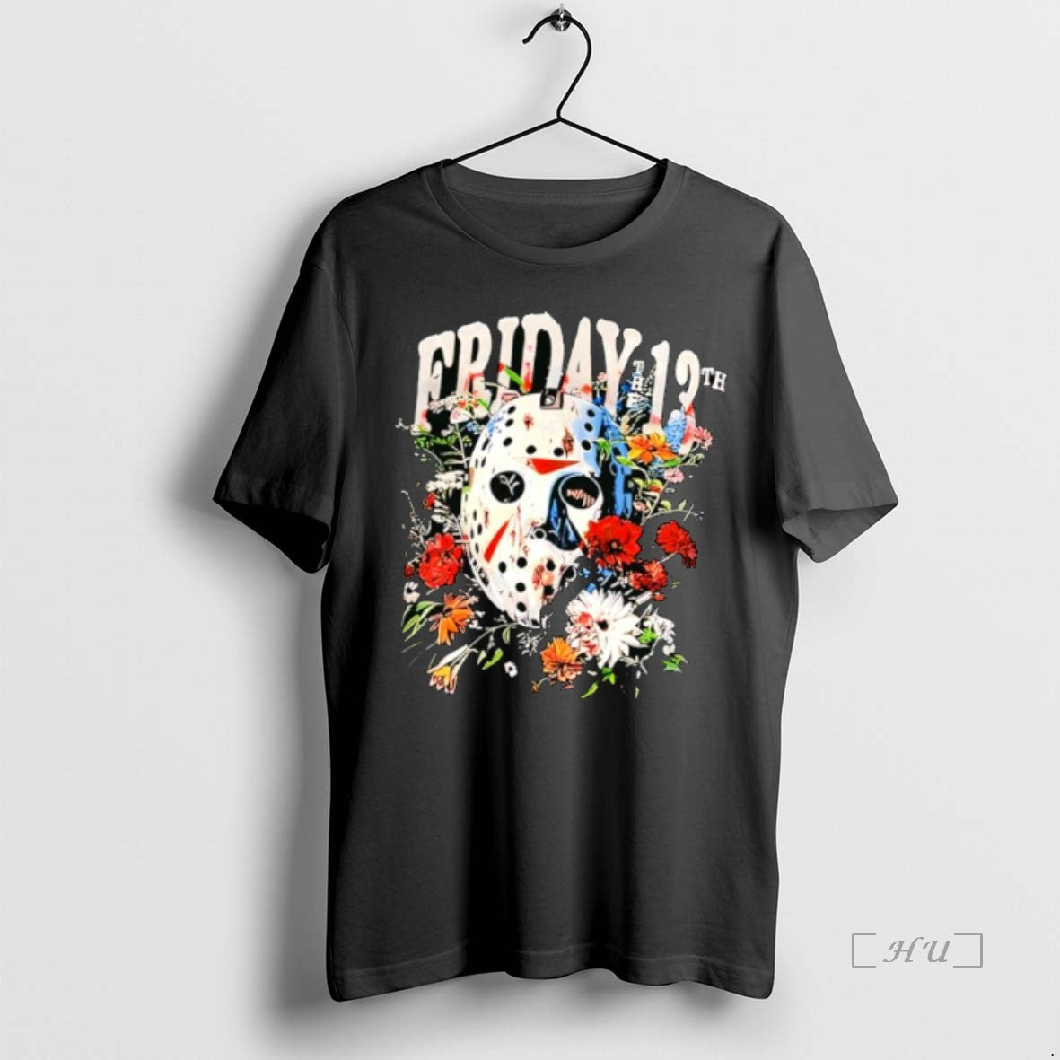 Trending Floral But Make It Friday The 13t Halloween T Shirt Sweater