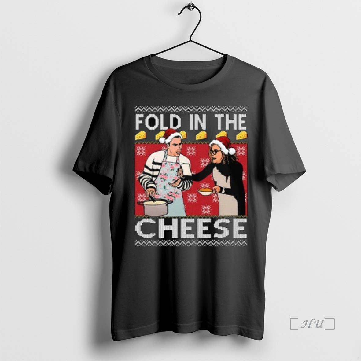 Trending Fold In The Cheese Schitts Creek Ugly Christmas 2025 Long Sleve T Shirt Sweater