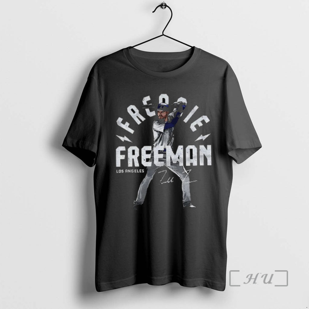 Trending Freddie Freeman 5 Cartoon Los Angeles Dodgers Mlb Baseball World Series 2025 Tee Shirts