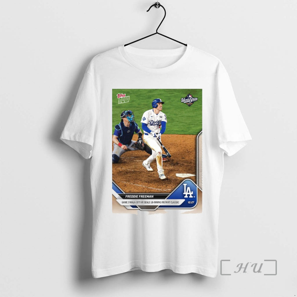 Trending Freddie Freeman Los Angeles Dodgers 2025 Mlb Topps Game 3 Walk Off Hr Seals