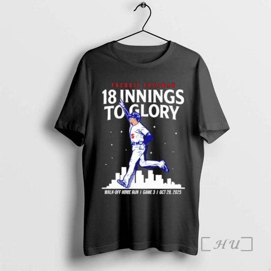 Trending Freddie Freeman Los Angeles Dodgers Baseball Mlb Walk Off Home Run 18 Innings World