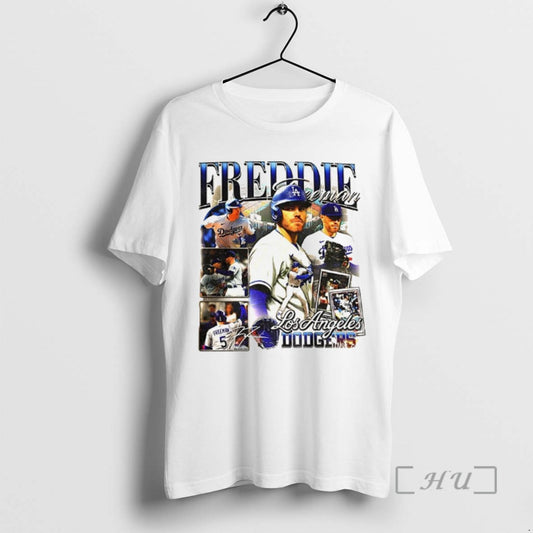 Trending Freddie Freeman Los Angeles Dodgers Mlb Baseball Signature Graphic Tee Shirts Sweater