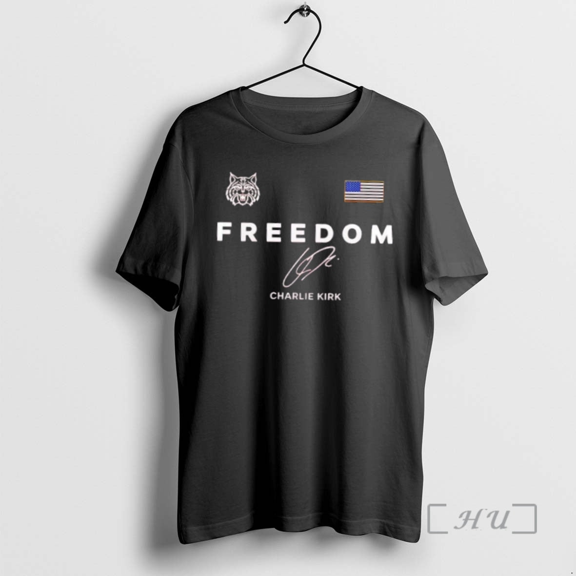 Trending Freedom Charlie Kirk X Arizona Wildcats Its All About Jesus 2 Sided Premium