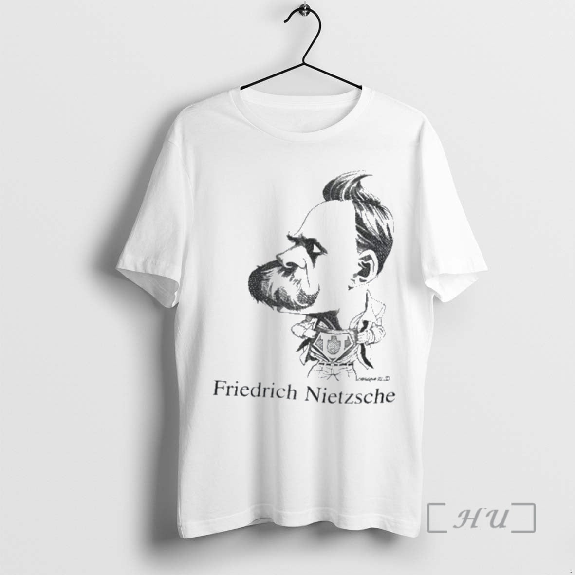 Trending Friedrich Nietzsche Caricature Premium T Shirt Sweater
