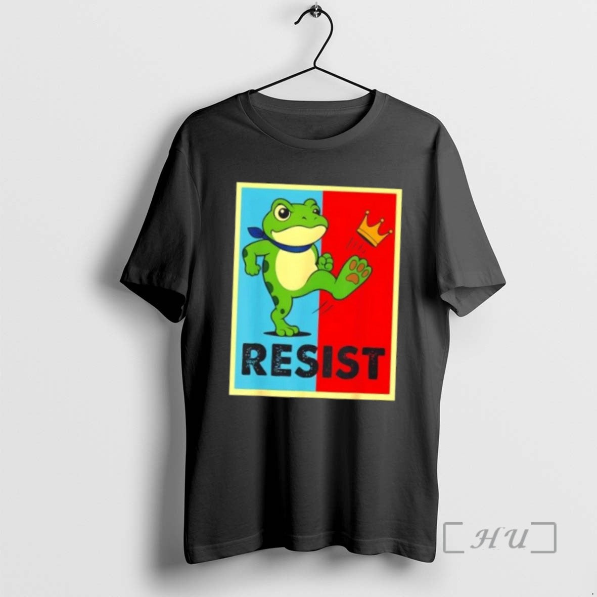 Trending Frog Resist No Kings Crown