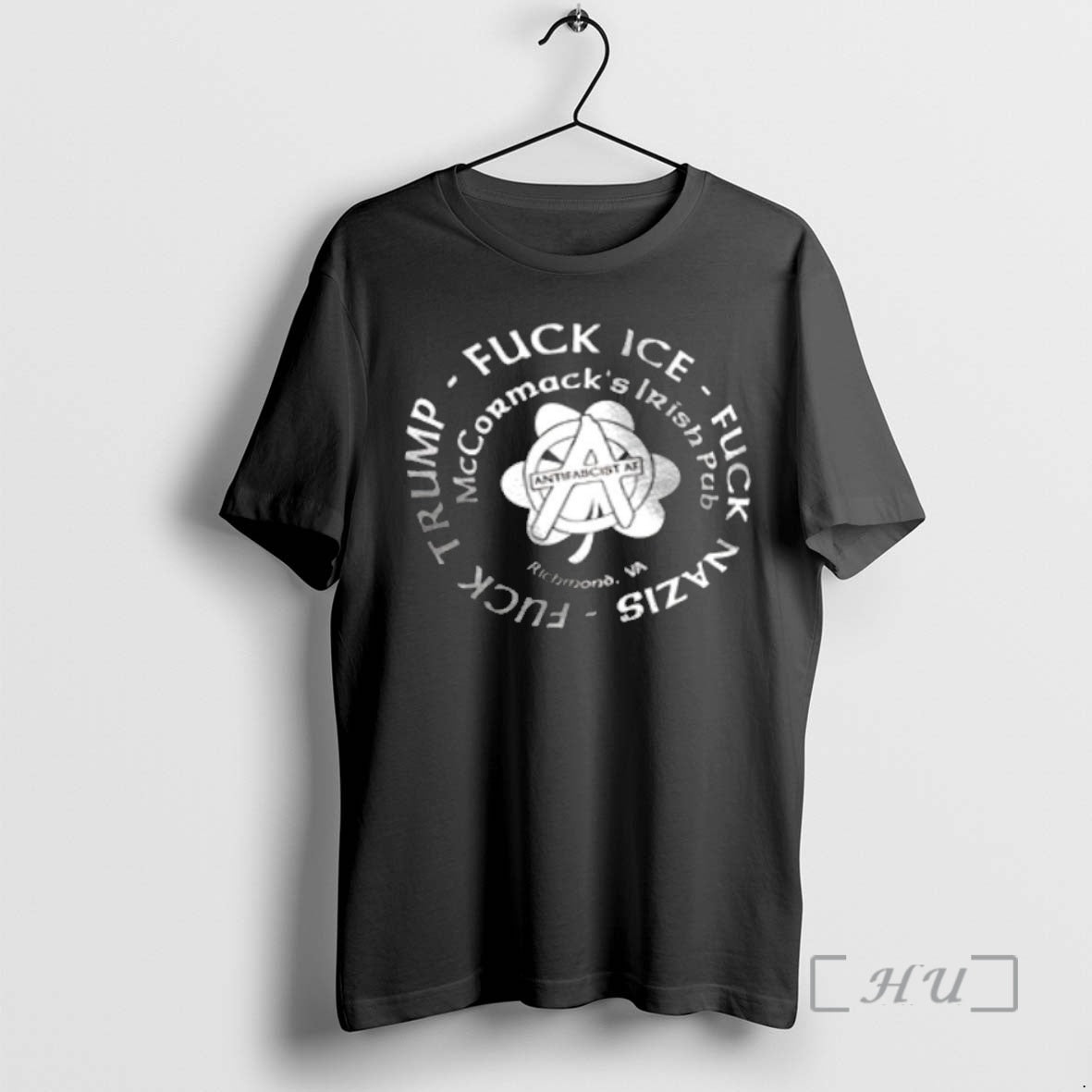Trending Fuck Trump Fuck Ice Fuck Nazis Mccormacks Irish Pub Premium T Shirt Sweater