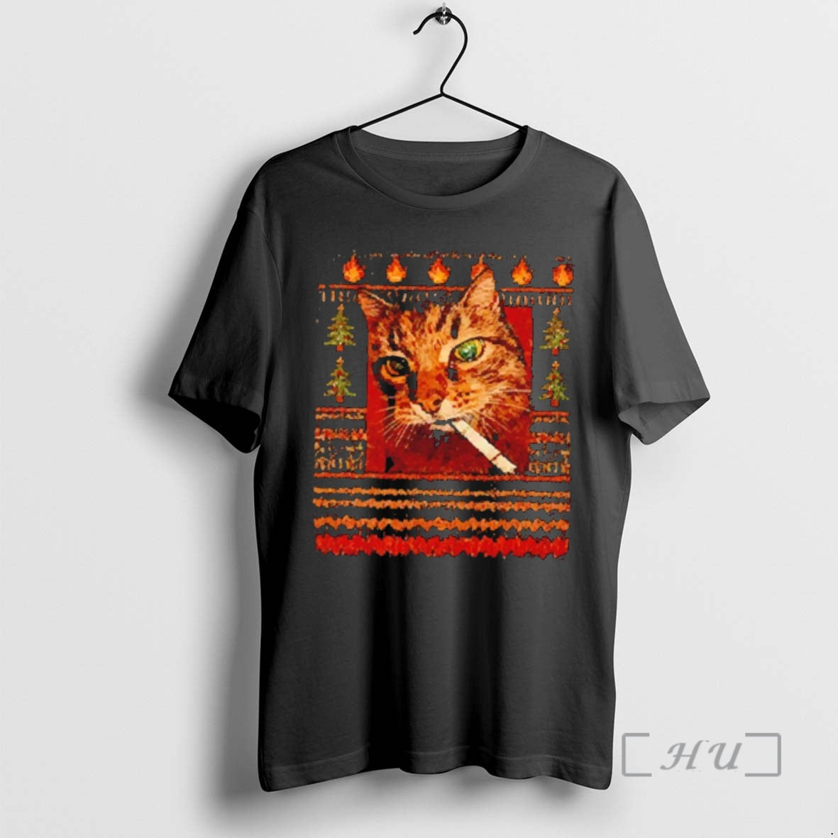 Trending Funny Smoking Cat Meme Christmas
