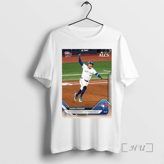 Trending George Springer 2025 Mlb Topps Go Ahead Hr Seals Team 1st Al Pennant Since