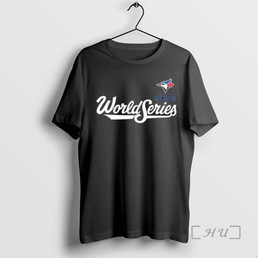 Trending George Springer 4 Blue Jays 2025 World Series Number And Name 2 Sided Tee