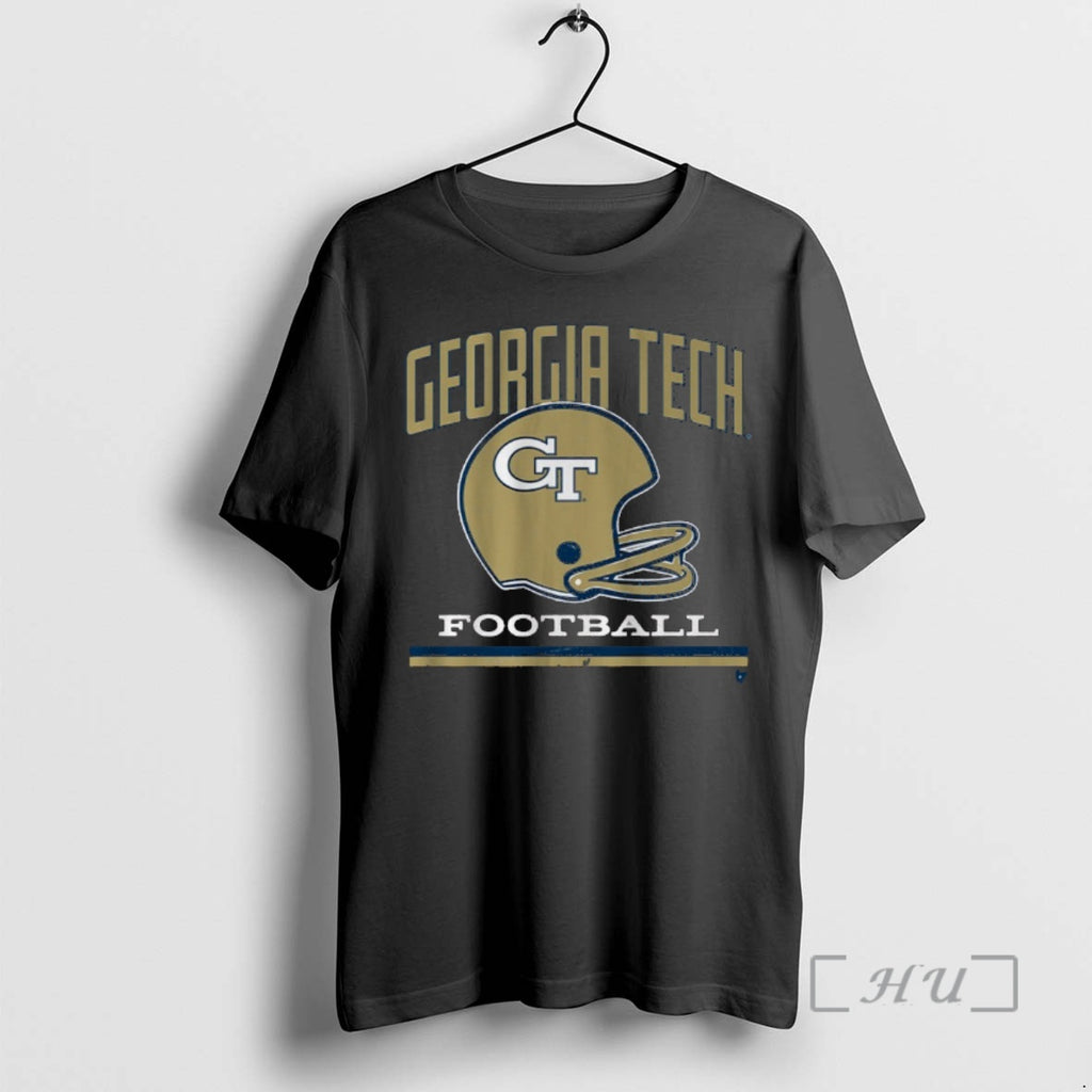 Trending Georgia Tech Yellow Jackets Ncaa Football Vintage Helmet Premium T Shirt Sweater
