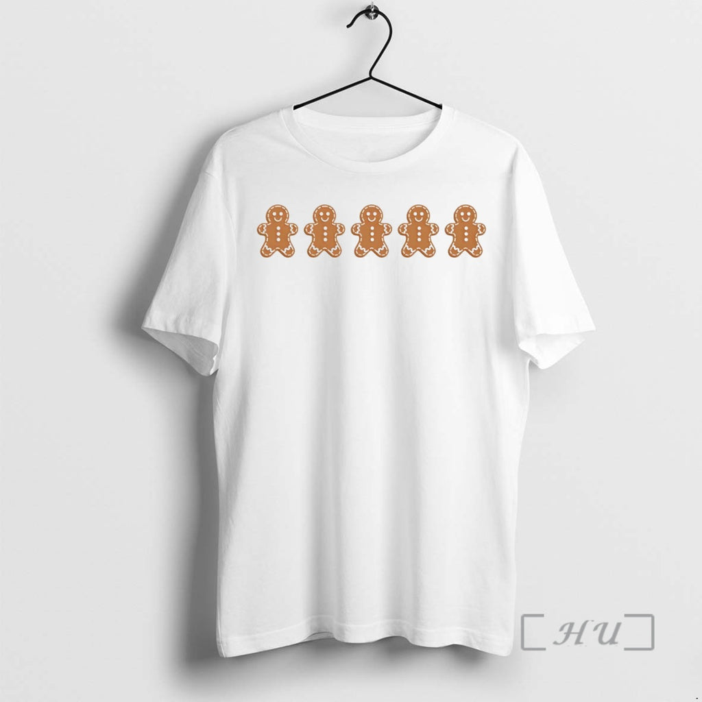 Trending Gingerbread Lineup Christmas Premium T Shirt Sweater