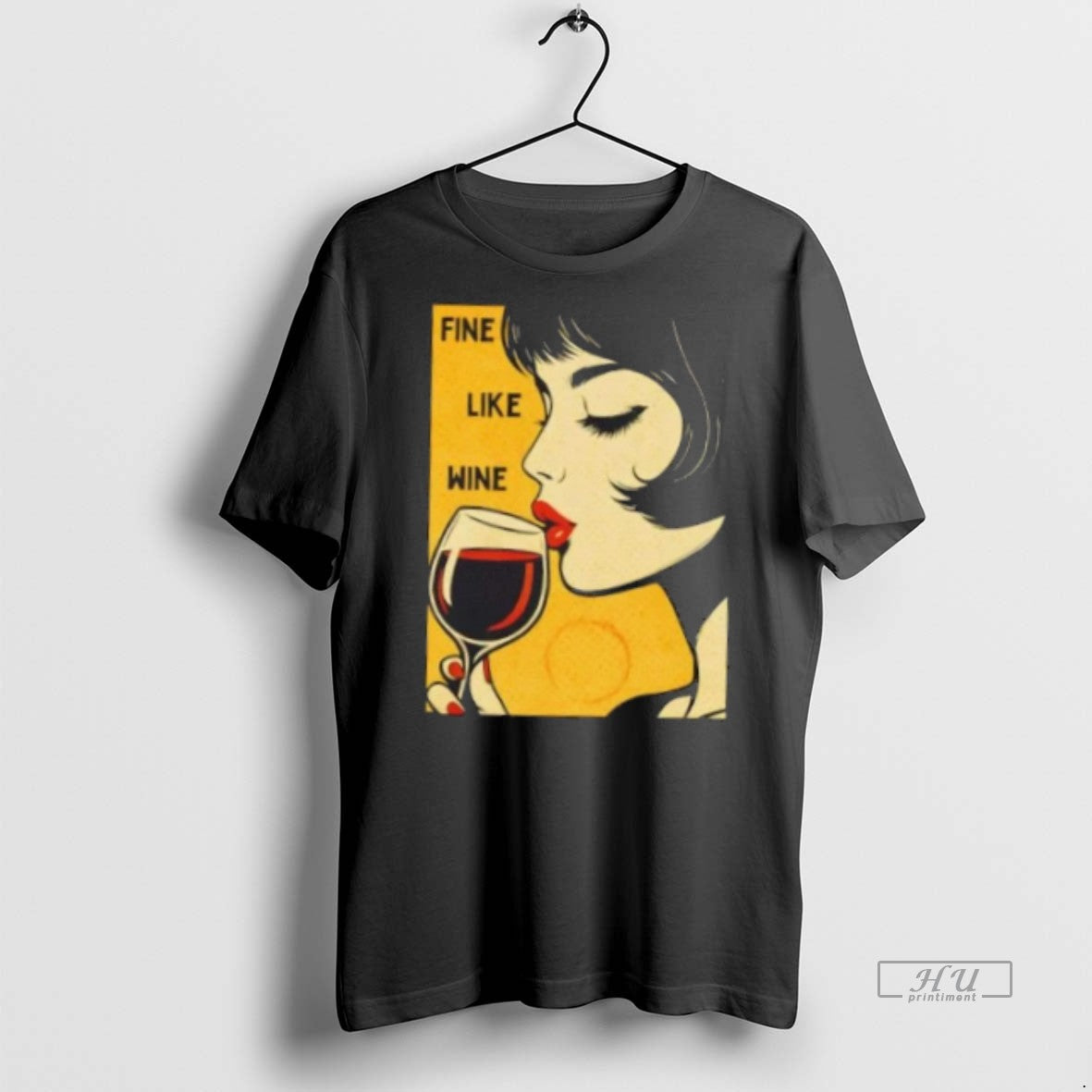 Trending Girl Fine Like Wine Graphic Tee Shirt Sweater