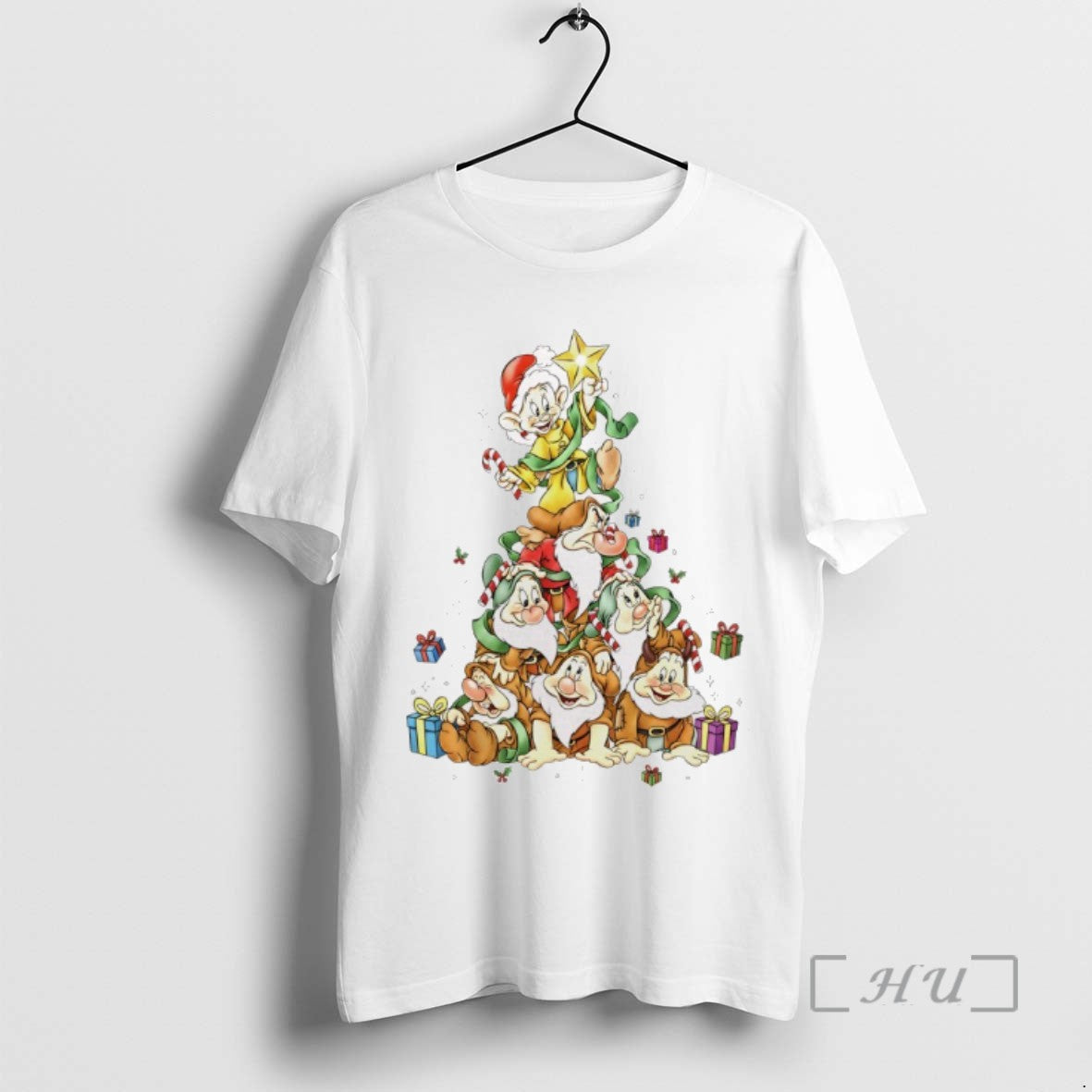 Trending Gnomes Snow White Christmas Tree Merry Christmas Tee Shirts Sweater