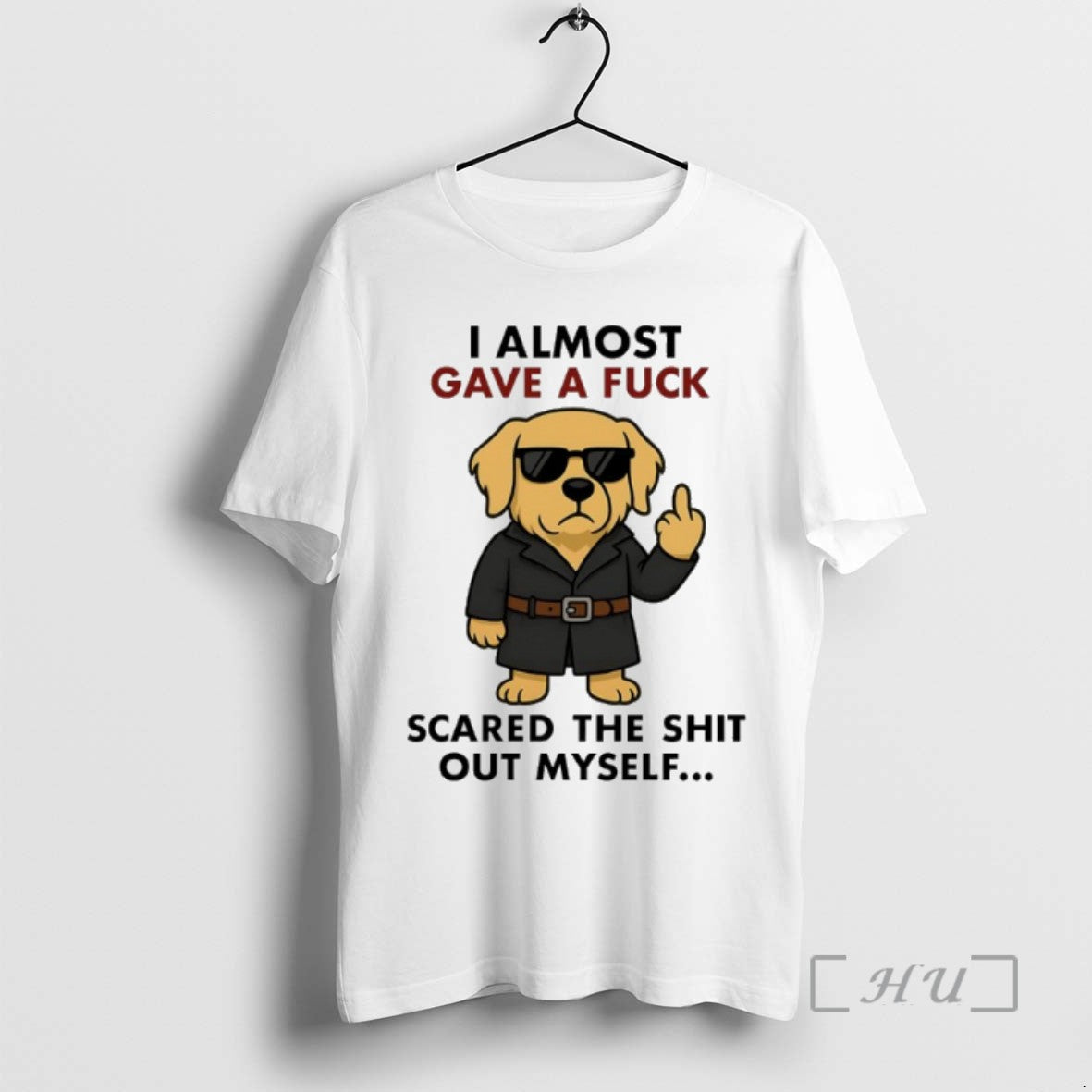 Trending Golden Retriever Dog I Almost Gave A Fuck Scared The Shit Out Myself