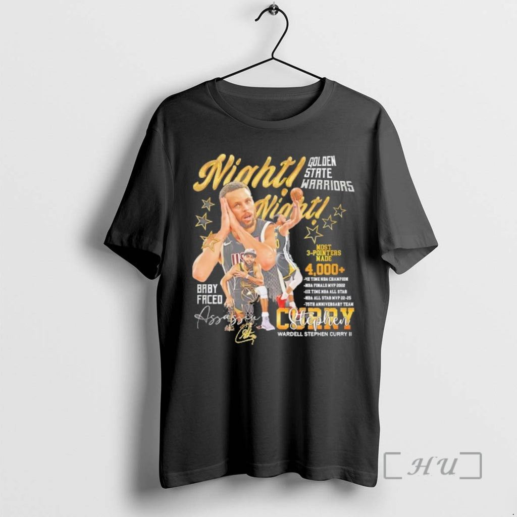 Trending Golden State Warriors Stephen Curry Night Night Signature Premium T Shirt Sweater