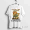 Trending Golden Retriever Life Is Like A Toilet Theres Always An Asshole Premium T Shirts