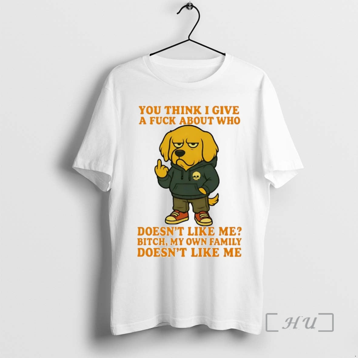 Trending Golden Retriever You Think I Give A Fuck Premium T Shirt Sweater