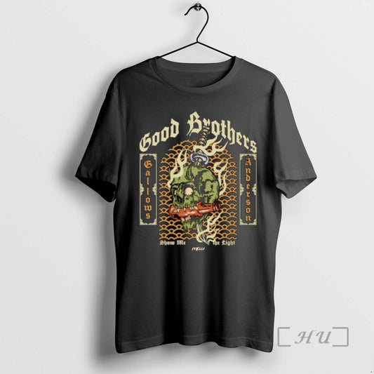 Trending Good Brothers Samurai Skull Ornaments Premium T Shirt Sweater