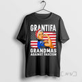 Trending Grantifa Grandmas Against Fascism Flag Rosie The Riveter