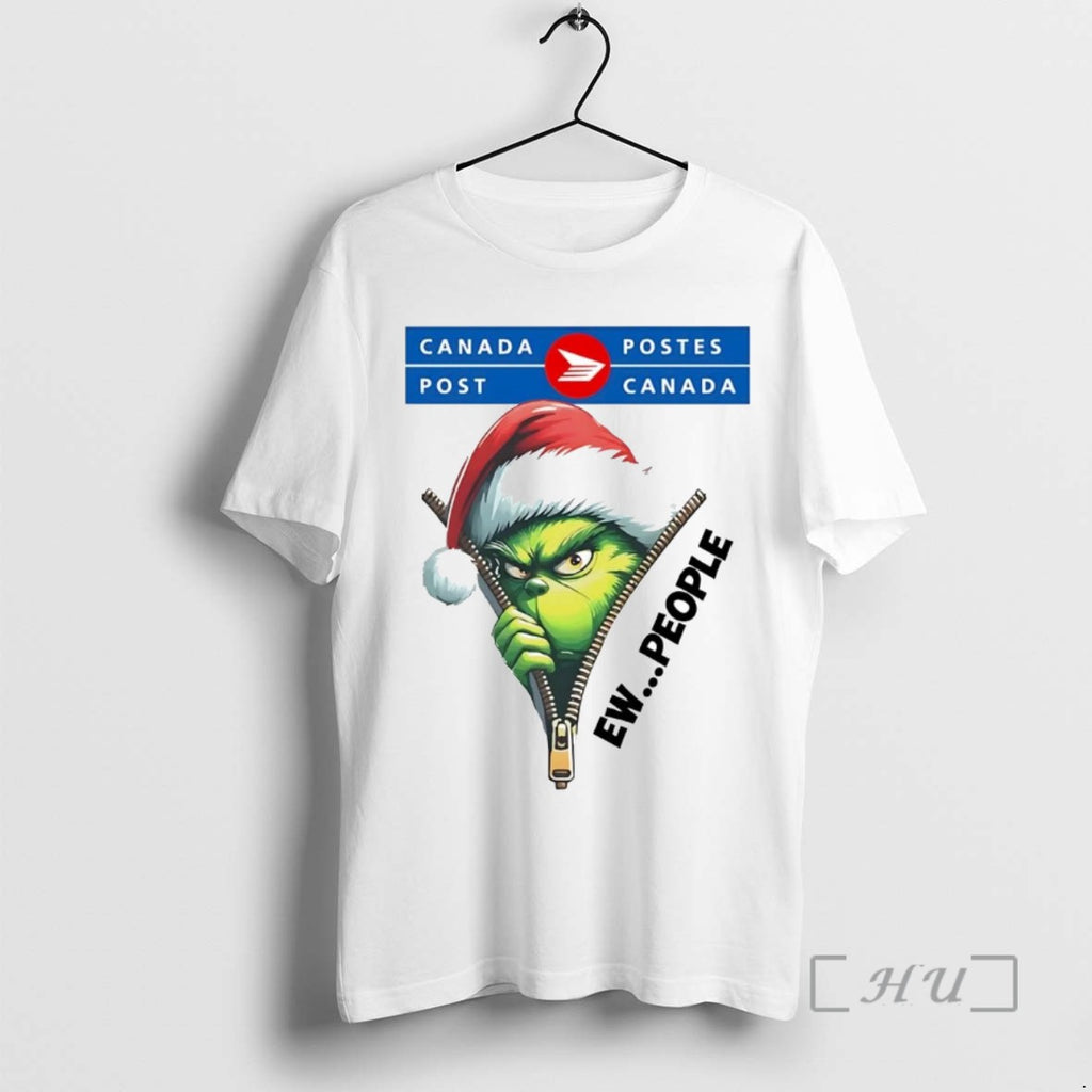 Trending Grinch Canada Post Ew People Christmas Tee Shirts Sweater