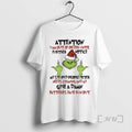 Trending Grinch Christmas Attention I Am Out Of Order Until Further Notice Premium T Shirts