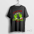 Trending Grinch Santa Claus Rolling Up Some Christmas Spirit Merry Christmas Premium T Shirts Sweater