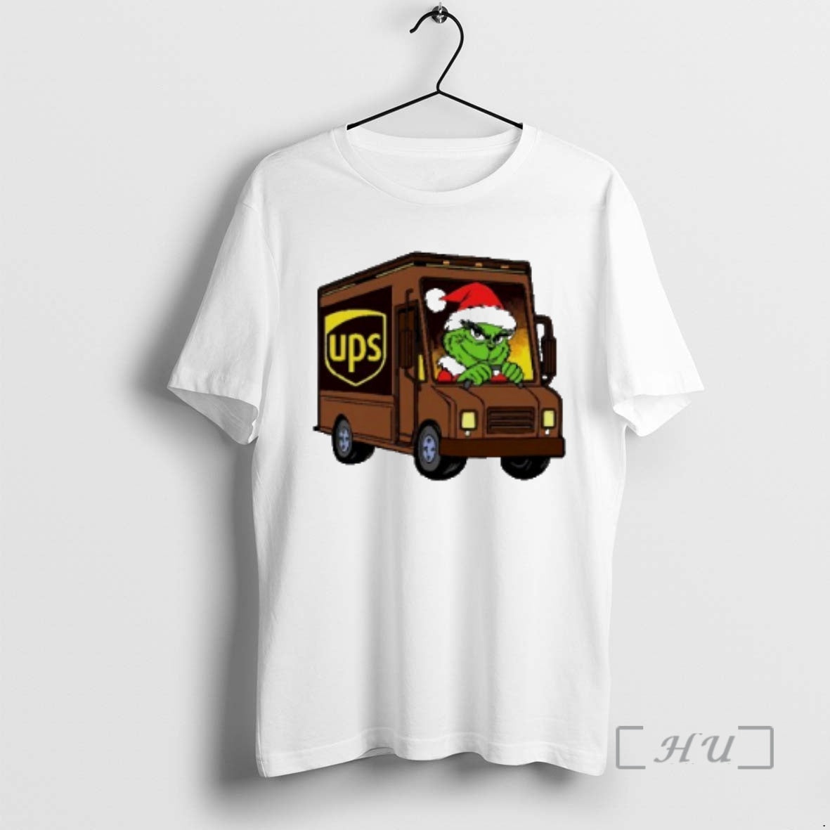 Trending Grinch Santa Drive Truck Ups Merry Christmas