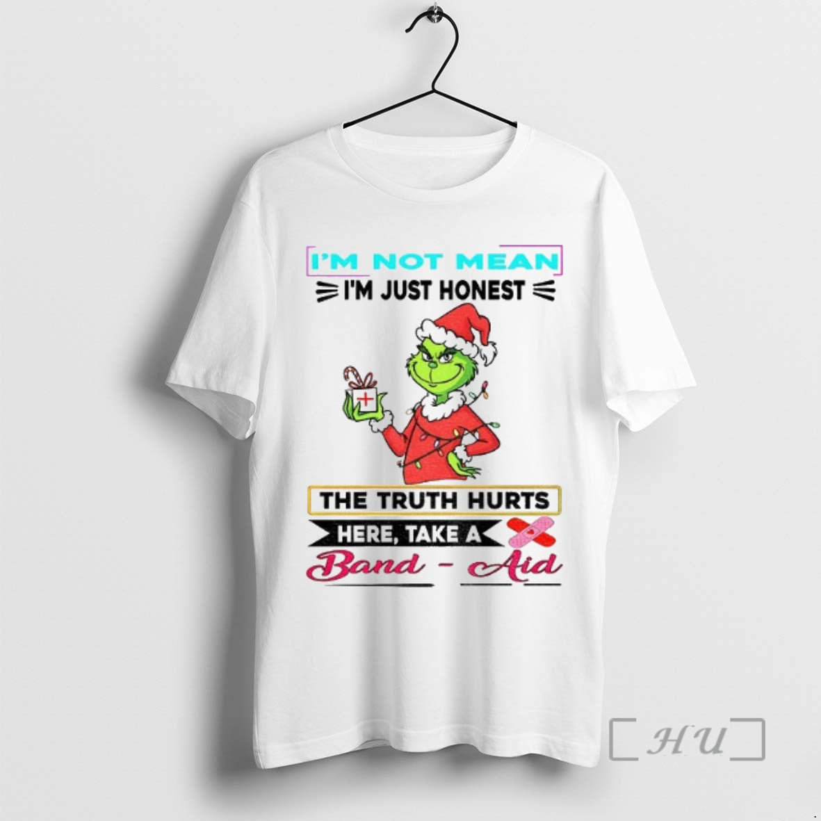 Trending Grinch Santa Hat Im Not Mean Im Just Honest Merry Christmas 2025 Premium