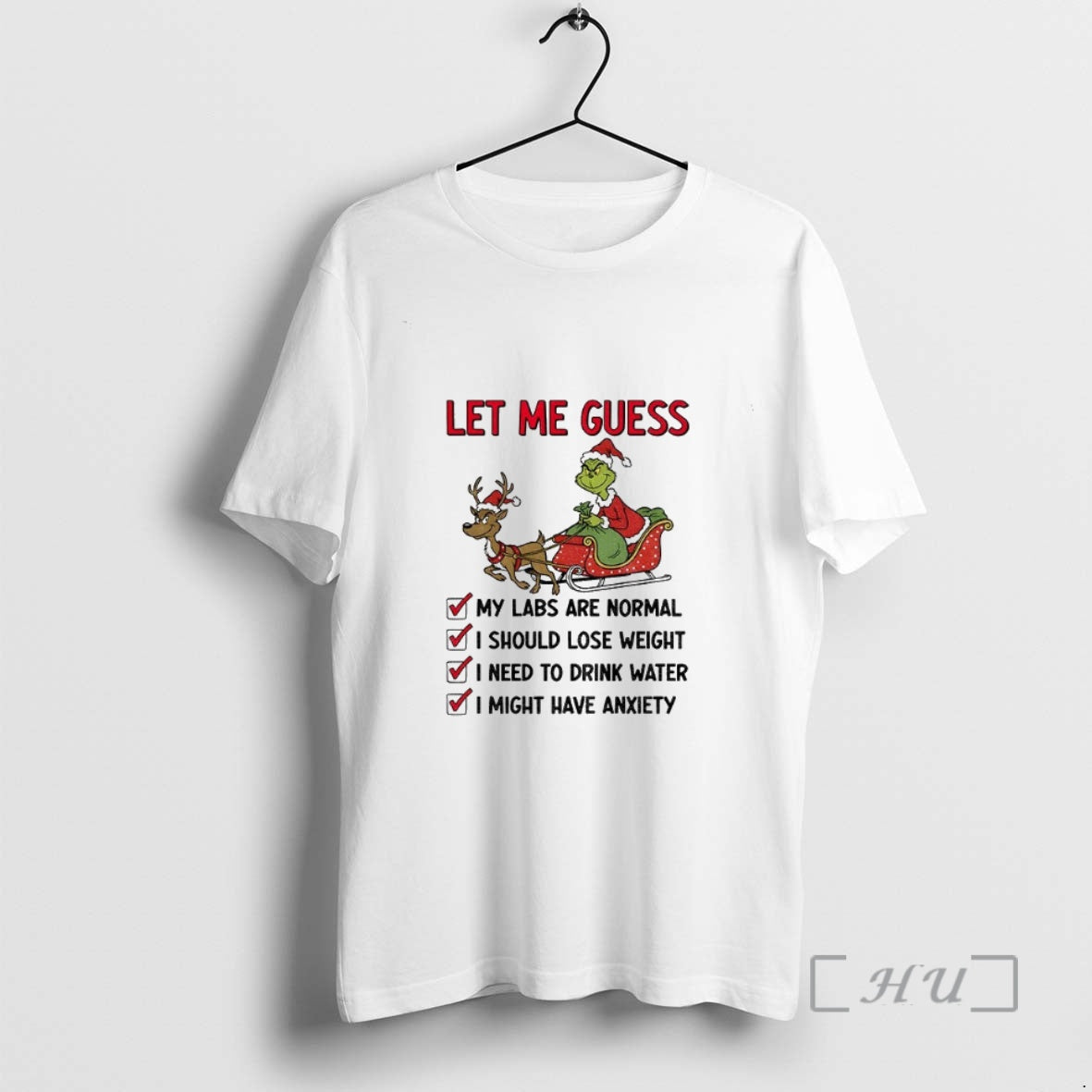 Trending Grinch Santa Hat Let Me Guess My Labs Are Normal I Should Lose Weight