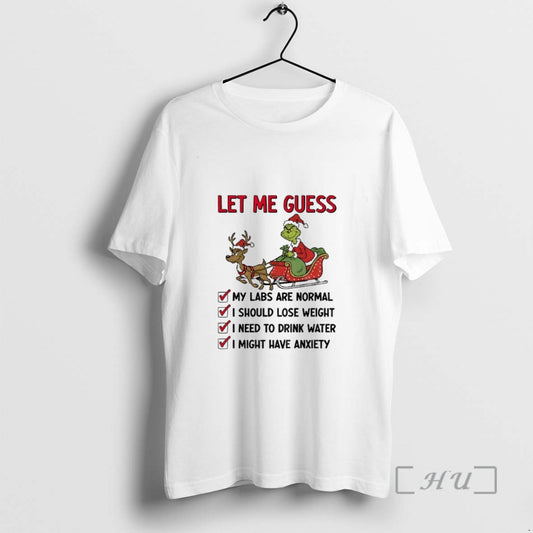 Trending Grinch Santa Hat Let Me Guess My Labs Are Normal I Should Lose Weight
