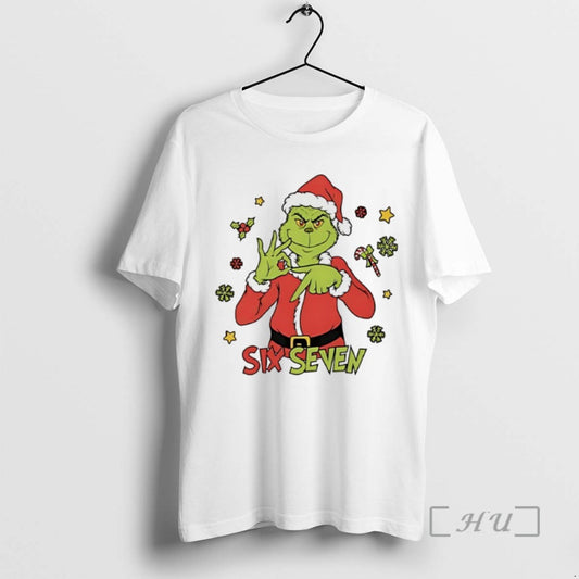 Trending Grinch Six Seven 67 Christmas Tee Shirt Sweater