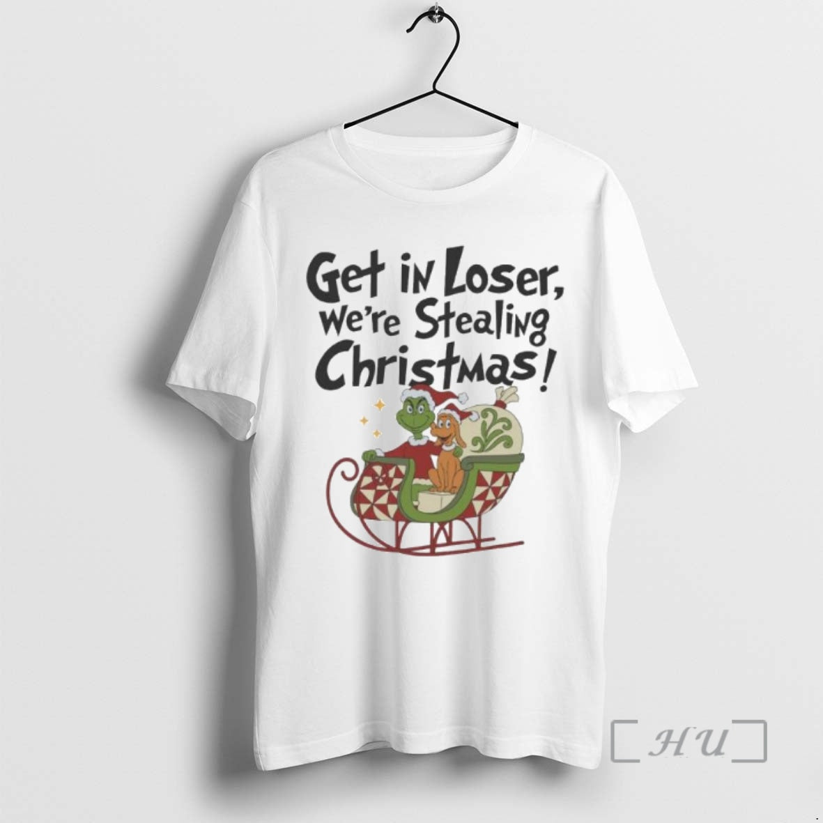 Trending Grinch Get In Loser Were Stealing Christmas Ornaments Premium T Shirt Sweater