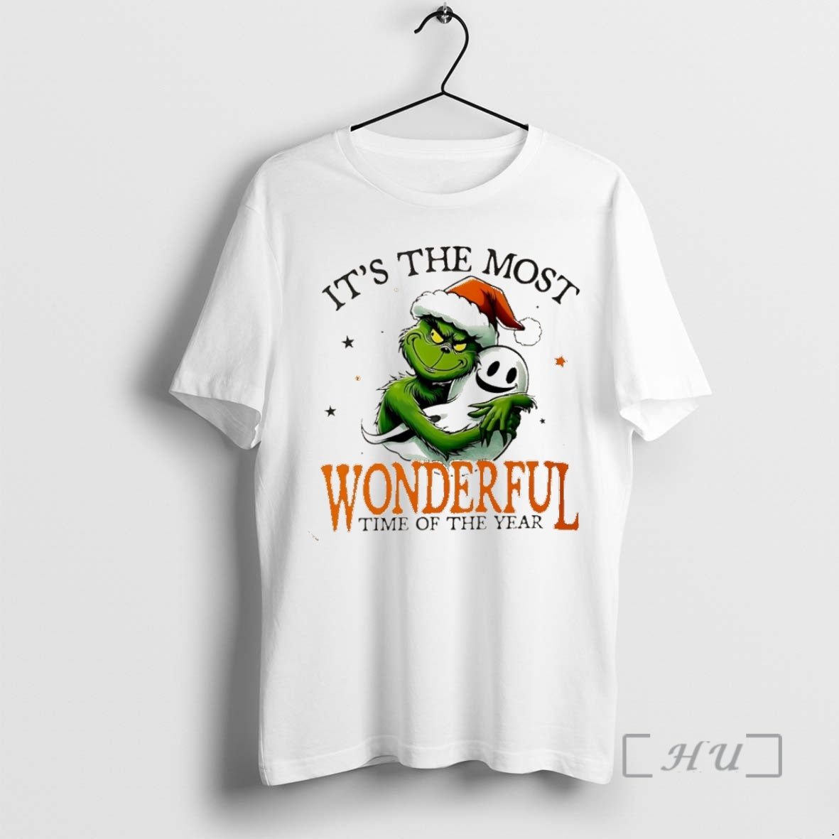 Trending Grinch Hug Ghost Its The Most Wonderful Time Of The Year Christmas Christmas Premium