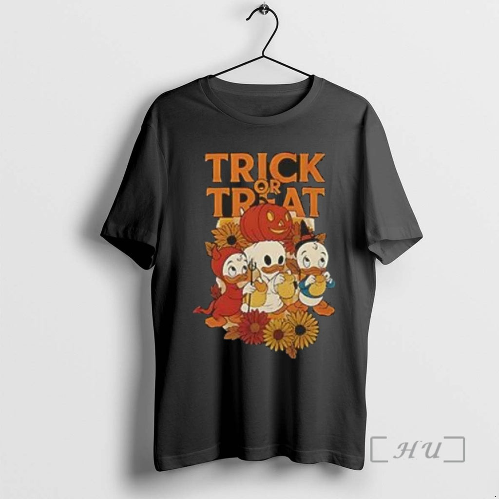 Trending Halloween Duck Trio Classic 2025 Tee Shirts Sweater